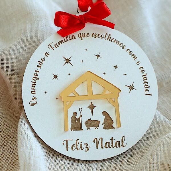 Bola natal família e amigos