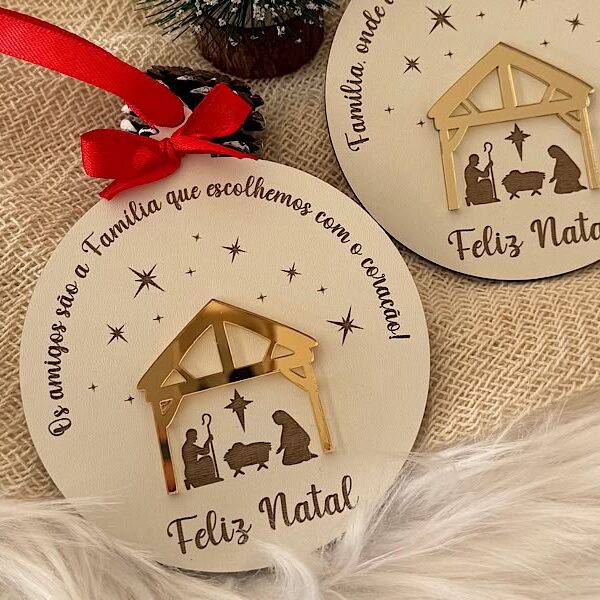 Bola natal família e amigos