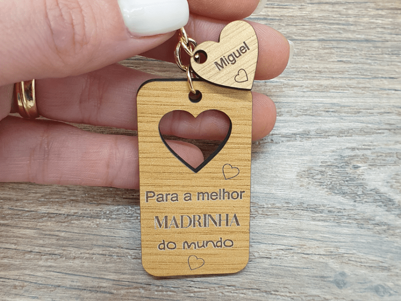 Porta chaves Padrinho\Madrinha