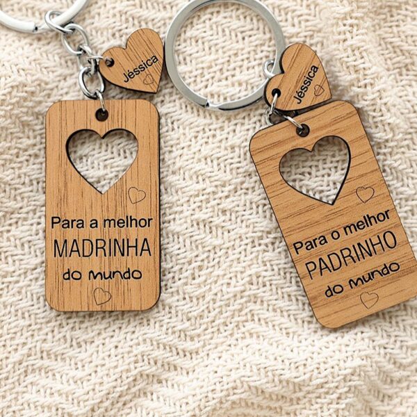 Porta chaves padrinho\madrinha 02