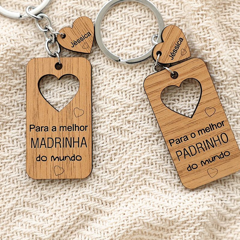 Porta chaves padrinho\madrinha 02