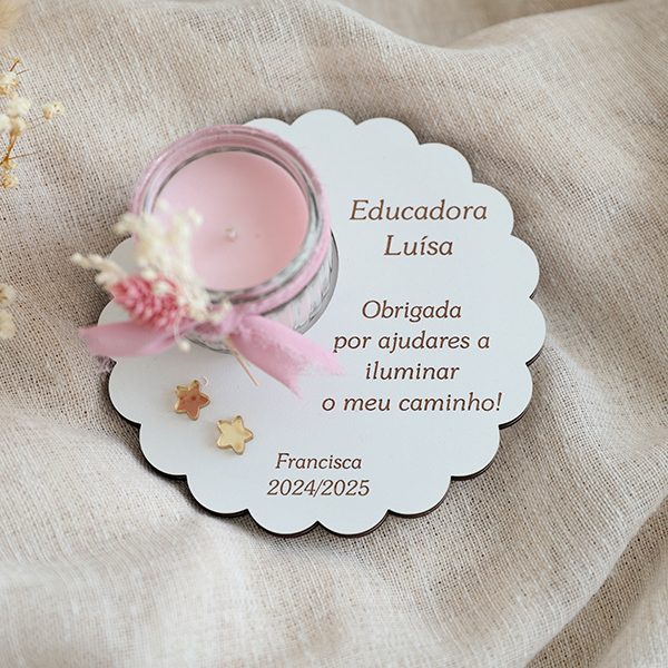 Porta vela educadores