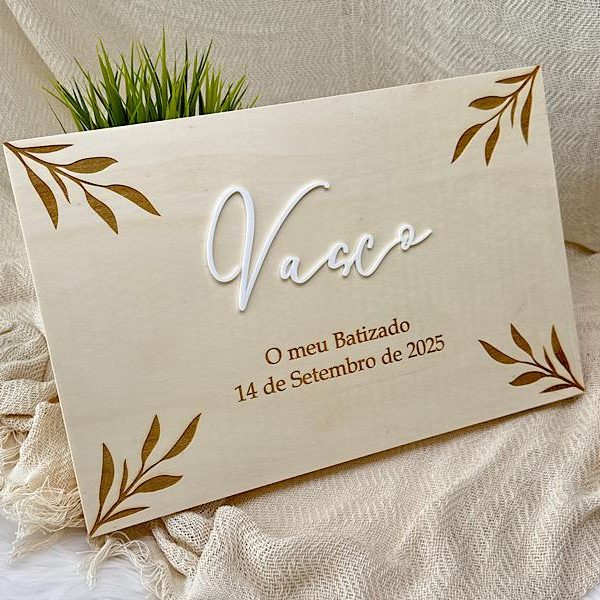 Caixa de batismo Vasco